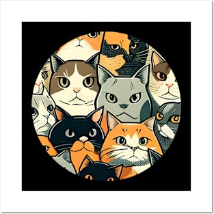 I Need All These Cats Cat Owner Cats - Funny Cats Posters and Art